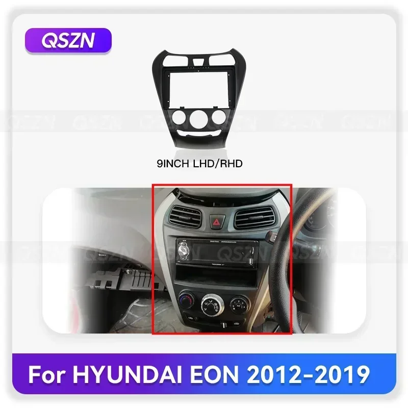 

9-дюймовая рамка для HYUNDAI 2012-2019 EON, автомобильное радио, Android, стерео аудиоэкран, мультимедийный видеоплеер, навигационные кабели, жгут проводов