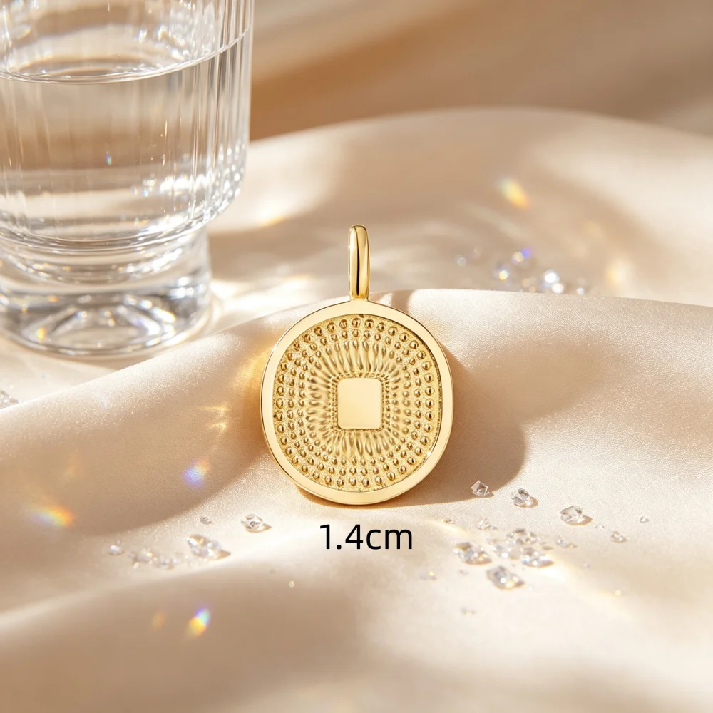 Simple Geometric Shape Pendant Paired With Zircon Elegant Ladies Everyday Jewelry Accessory
