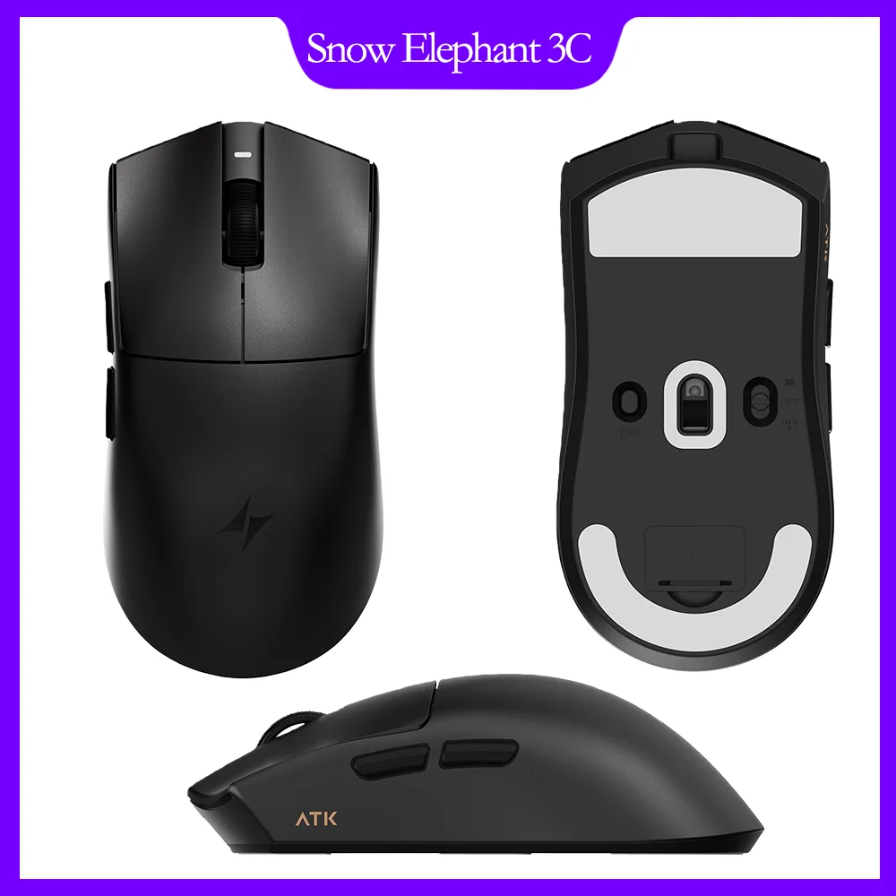 

Новая беспроводная мышь серии ATK Blazing Sky X1 V2 среднего и большого размера рук, эргономичный дизайн, игровая FPS PAW3950Ultra Extreme Ultimate