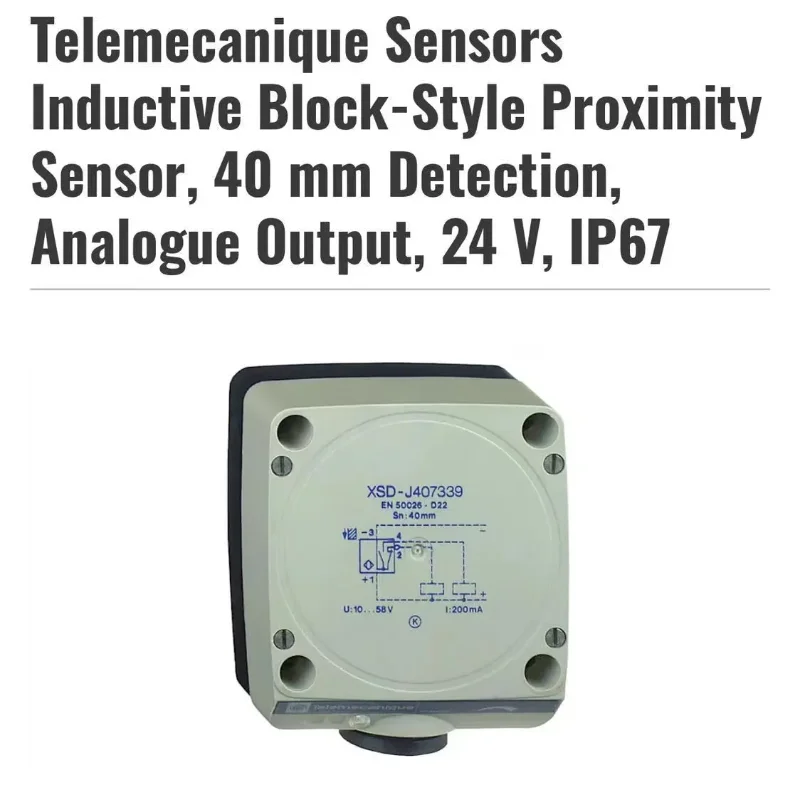 XSD-J407339 Induktive Block-Style XS Serie XSD Schneider  Näherung Sensoren 