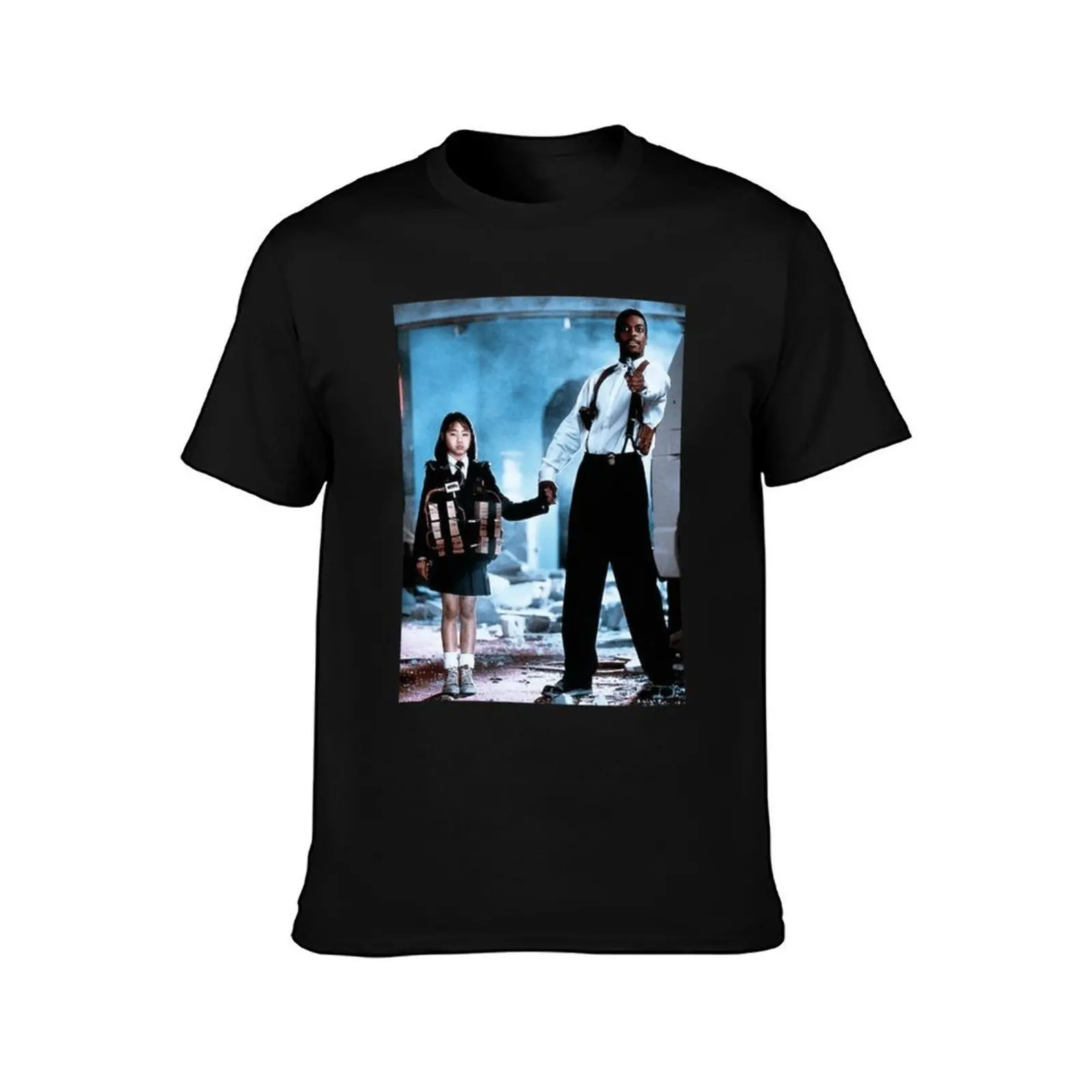 Rush Hour Carter and Su Yung T-Shirt, Summer Casual Cotton Tee, Oversized Streetwear Tops, Vintage Graphic Print, 100% Cotton