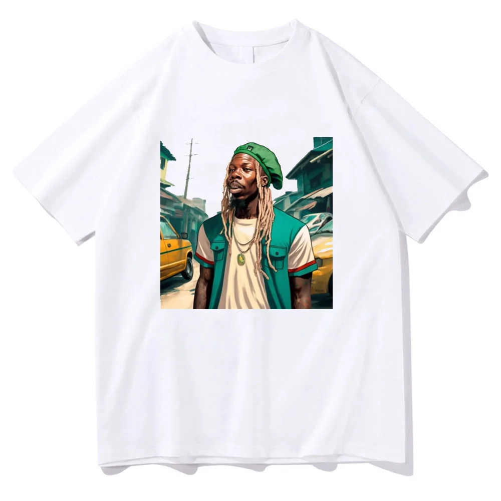 

Asake зеленая классическая женская блузка Футболка с графическим принтом гранж Винтажная Футболка Мужская хлопковая футболка одежда