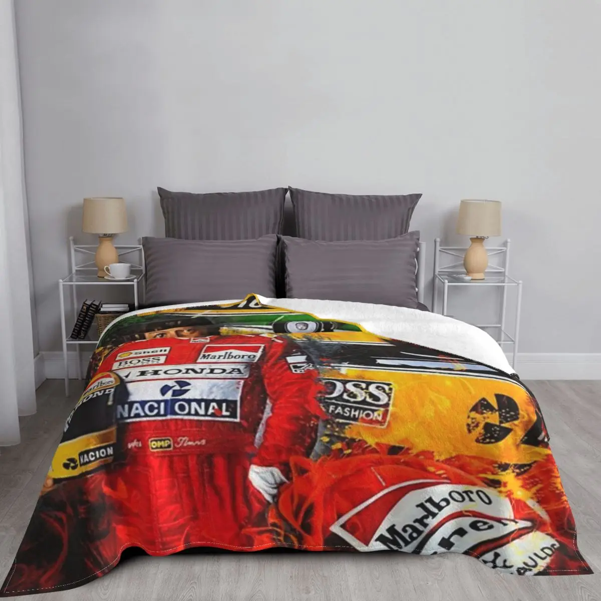 colcha-de-cobertor-fun-art-ayrton-senna-na-cama-tamanho-queen