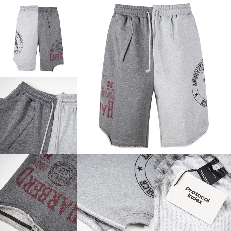 26SS New High-Quality Men's Women's Protocol Shorts Street Style Brand Printed Shorts Stock