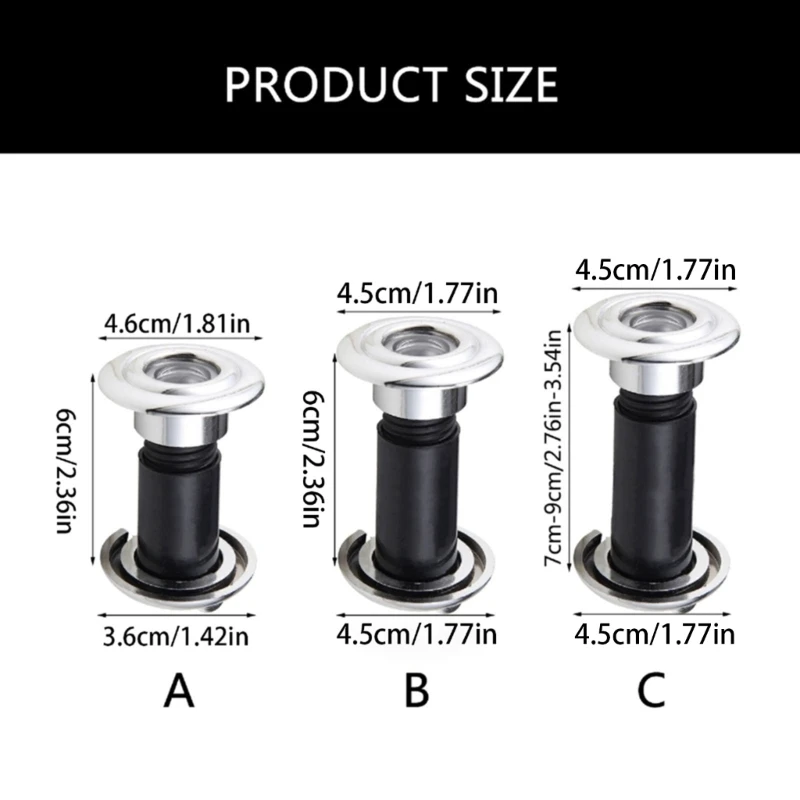 Home Security Door Viewer Wide Angles Door Peephole Viewer Simple Installation
