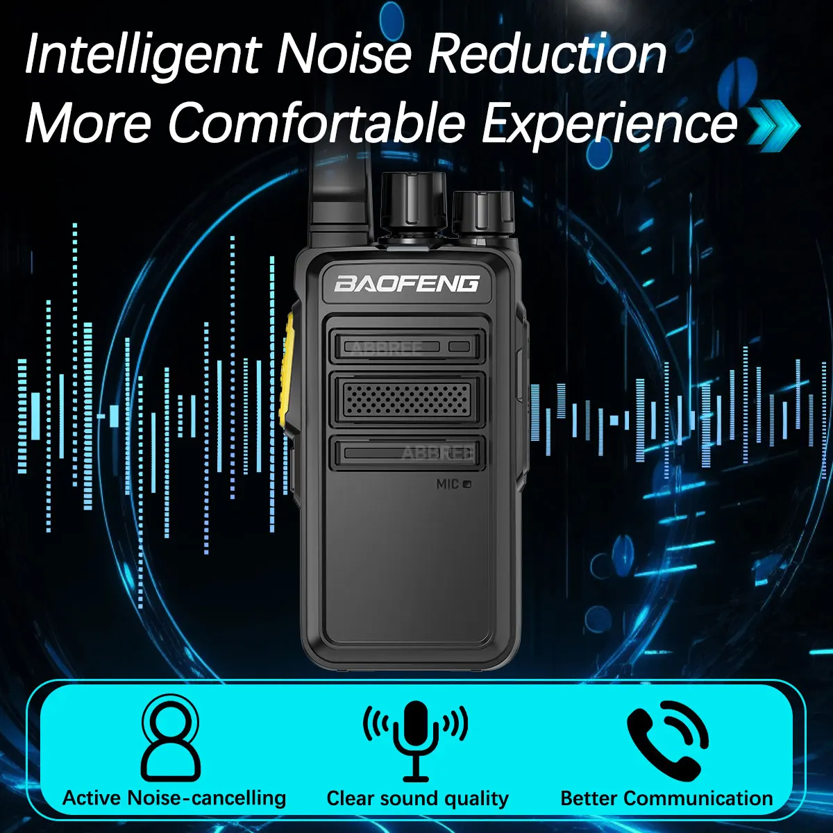 2 قطعة Baofeng BF-V12D GMSK جهاز اتصال لاسلكي رقمي مشفر للحد من الضوضاء راديو عالي الدقة تردد نسخة لاسلكية اتجاهين راديو