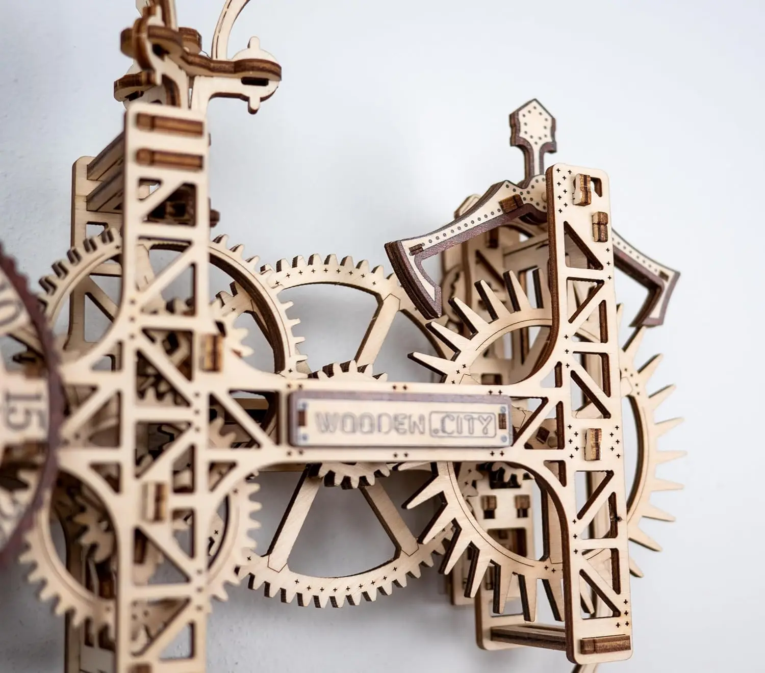 Kit d'horloge en bois Steampunk – Puzzles 3D pour adultes – Kits de modèles de loisirs pour hommes