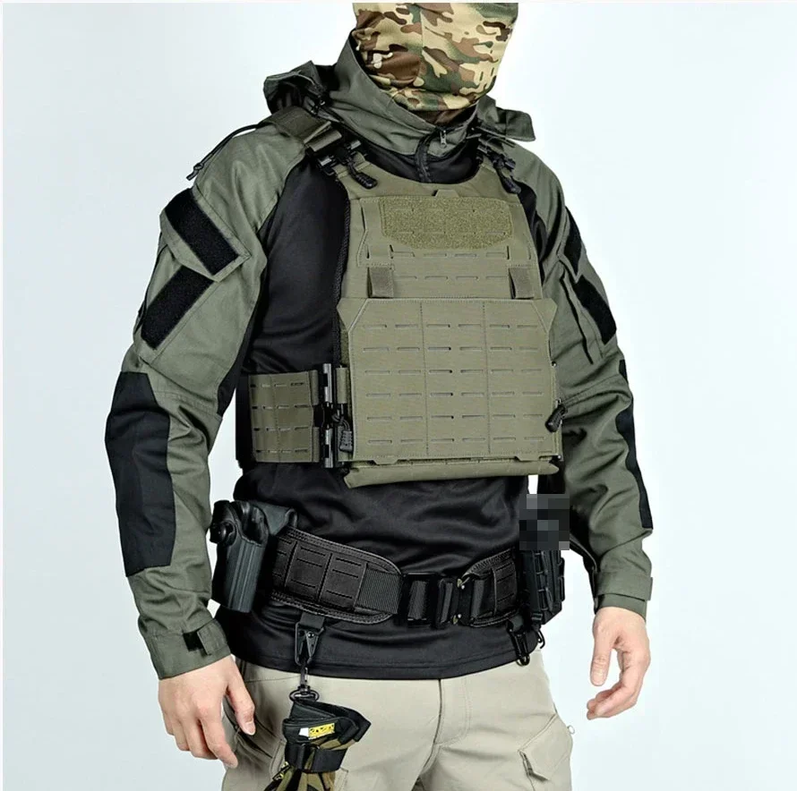 Tactical Combat Shirts Men Long Sleeve Breathable T-shirt Camo Hooded Quick-dry CS Paintball T-Shirt Tops Wear-resisting