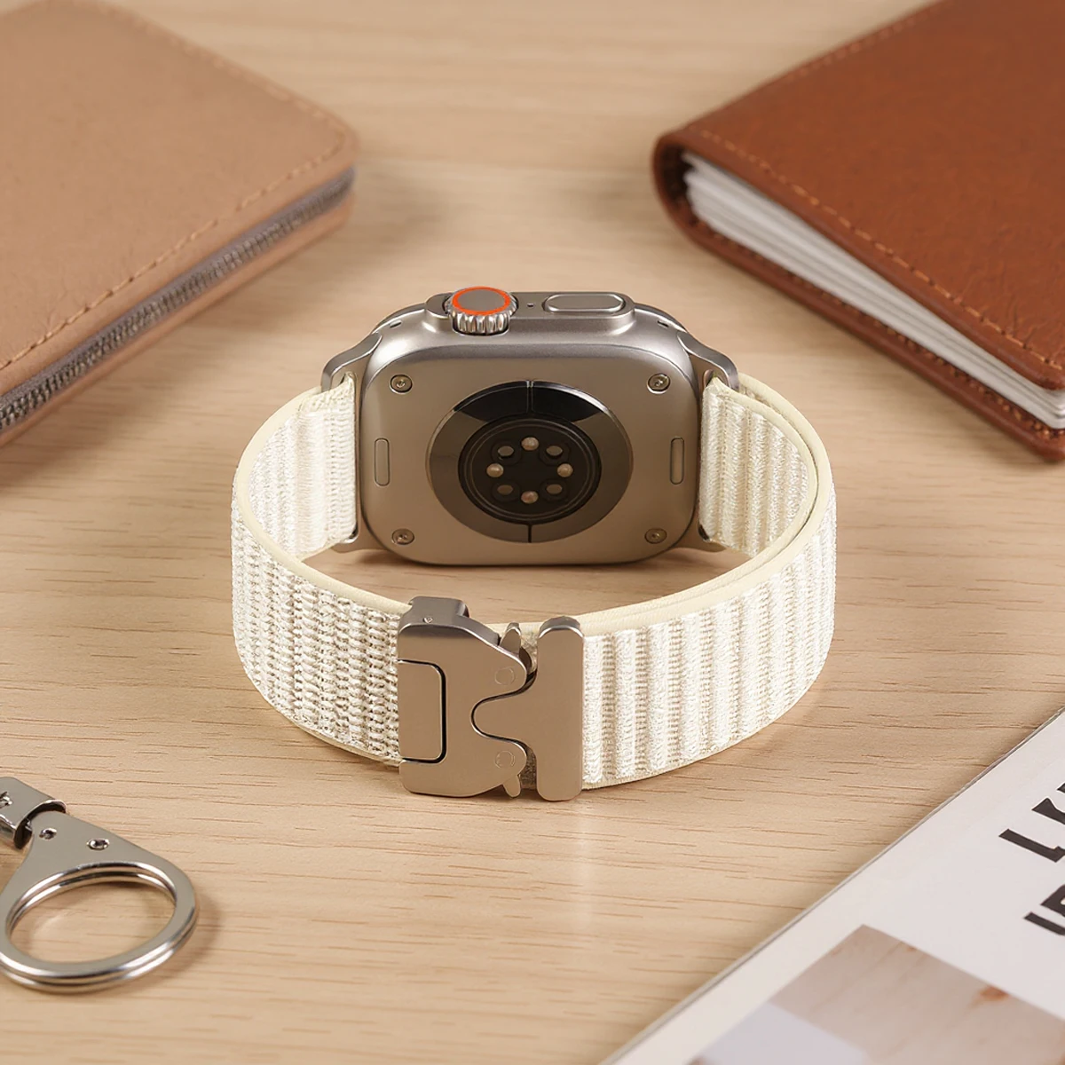 Parachute Nylon Strap For Apple Watch Ultra 4/3/2 Band 49mm 46mm 45mm 42mm 44mm 41mm 40mm Bracelet iWatch 12 11 10 9 8 7 SE Belt