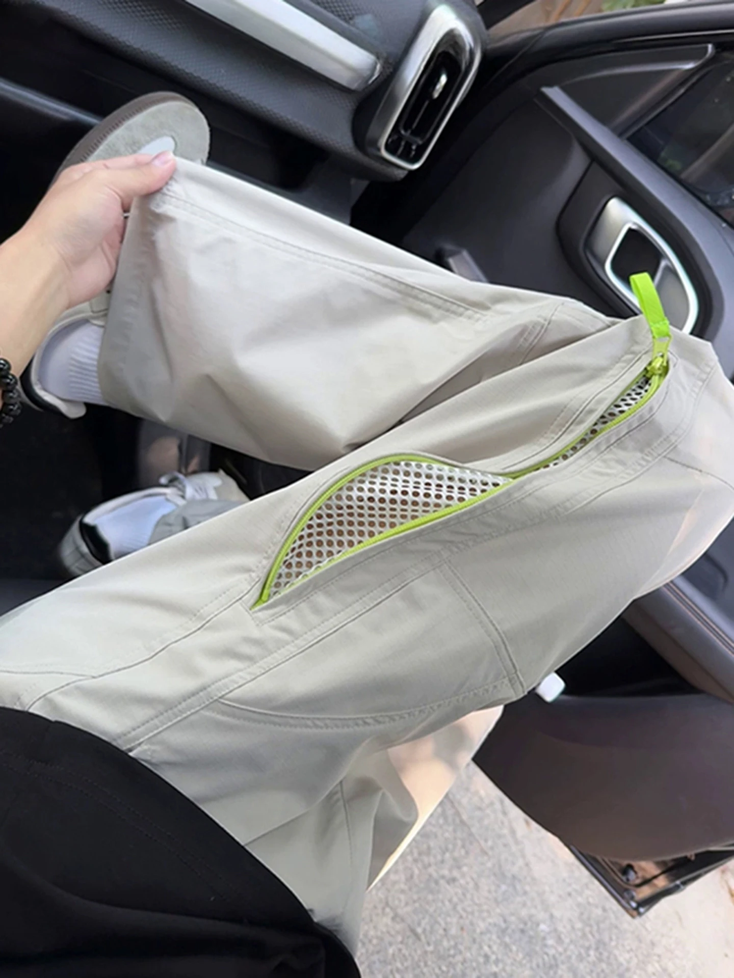 

American Sle Men's Summer Thin Me Breathable Outdoor Sports Cargo Pants Straight Leg Casual Trousers Comfortable Fit