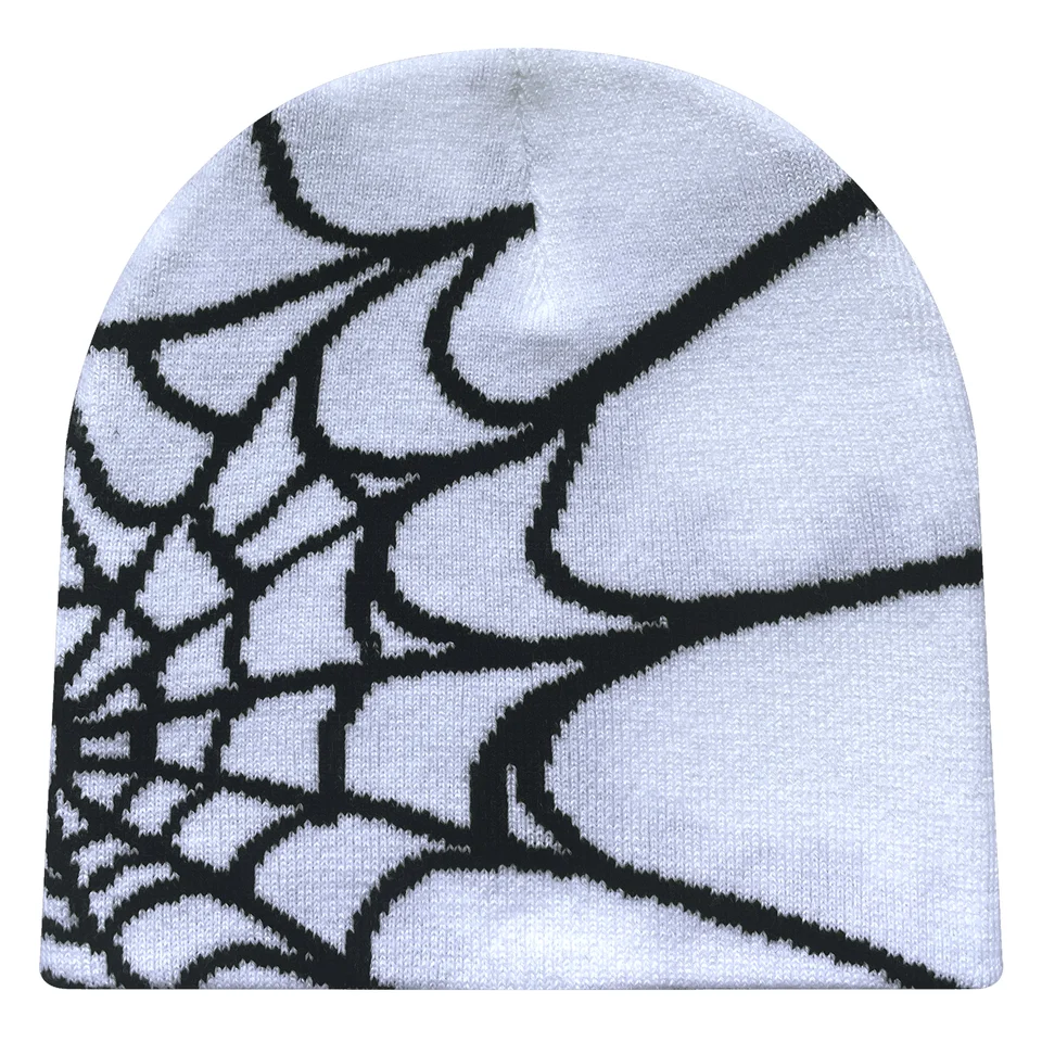 Four Seasons Men's and Women's Universal Y2K Knit Hat Spider Web Riding Outdoor Sports Fashion Hat, image 7