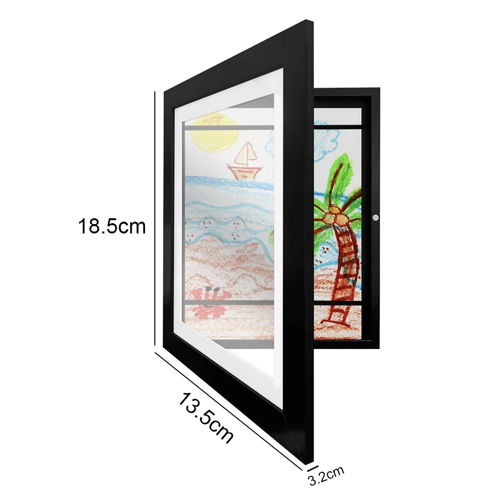 Kids Art Frames Magnetic Front Open Display