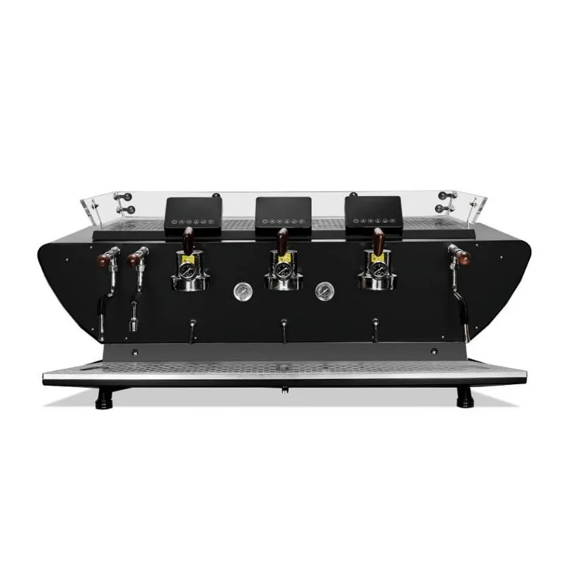 Commercial three-head coffee machine Italian semi-automatic saturated brew head Italian rotary pump coffee machine