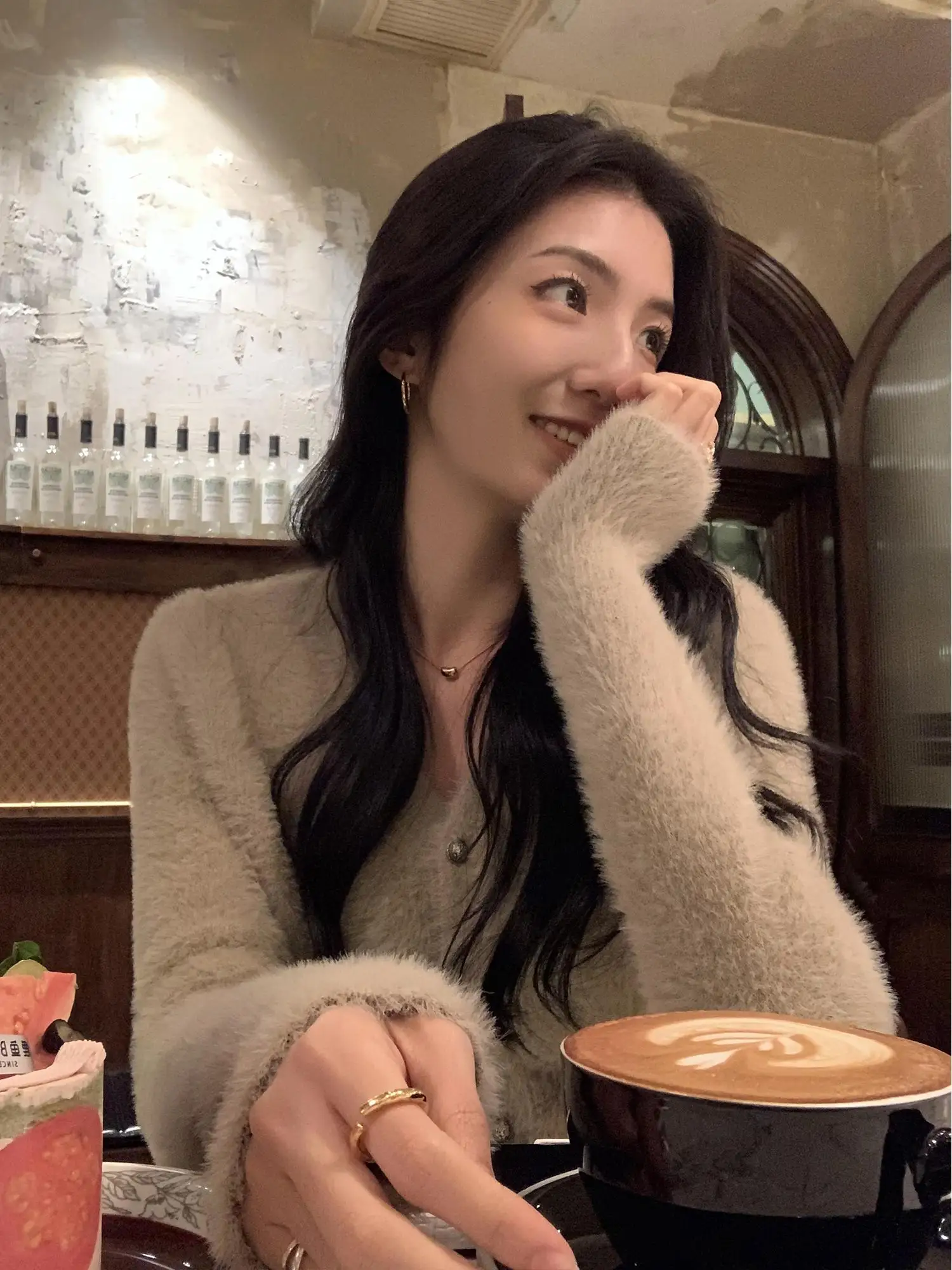 

Мягкий белый вязаный открытый кардиган Mulvan с v-образным вырезом, женский осенне-зимний свободный универсальный свитер для ленивых, нейлоновая ткань Jaet