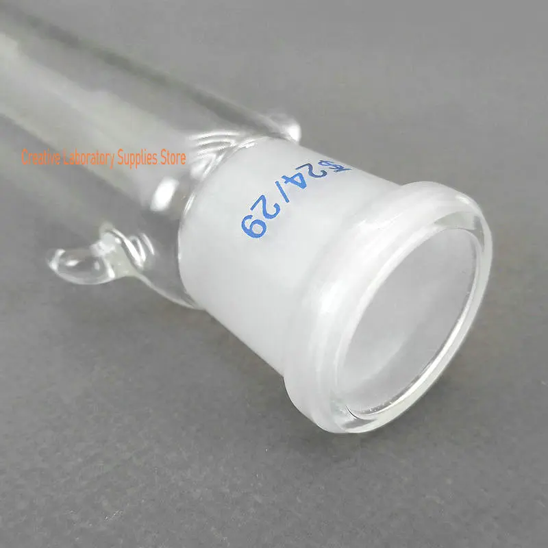 1 sztuka kaliber 24 #   Kolumna chromatograficzna z tłokiem PTFE, laboratoryjna kolumna wymiennikowa, kolumna filtracyjna z rdzeniem piaskowym — zdjęcie produktu 5