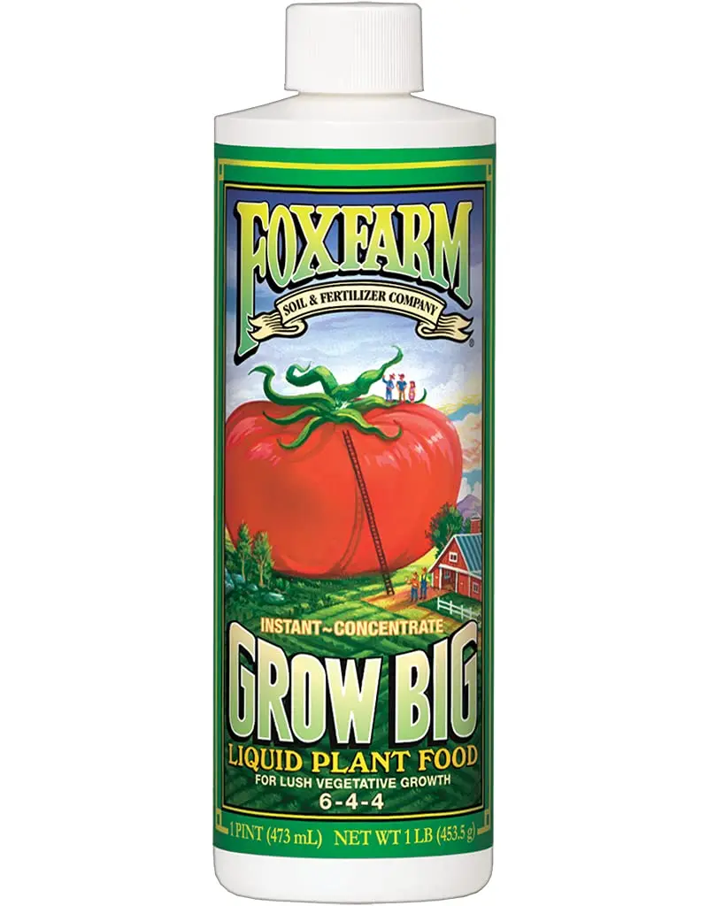 Fox Farm Plant Fertilizer Soil Bundle, Grow Big, Tiger Bloom, Cal-Mag (Pack of 4-16 oz Bottles)