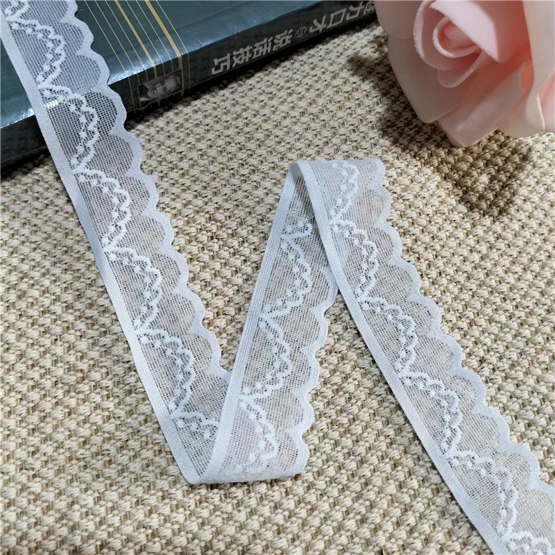 LS1176-1 Pink 2.2CM Smooth Lace Small Lace Clothing Splicing Sewing Accessories