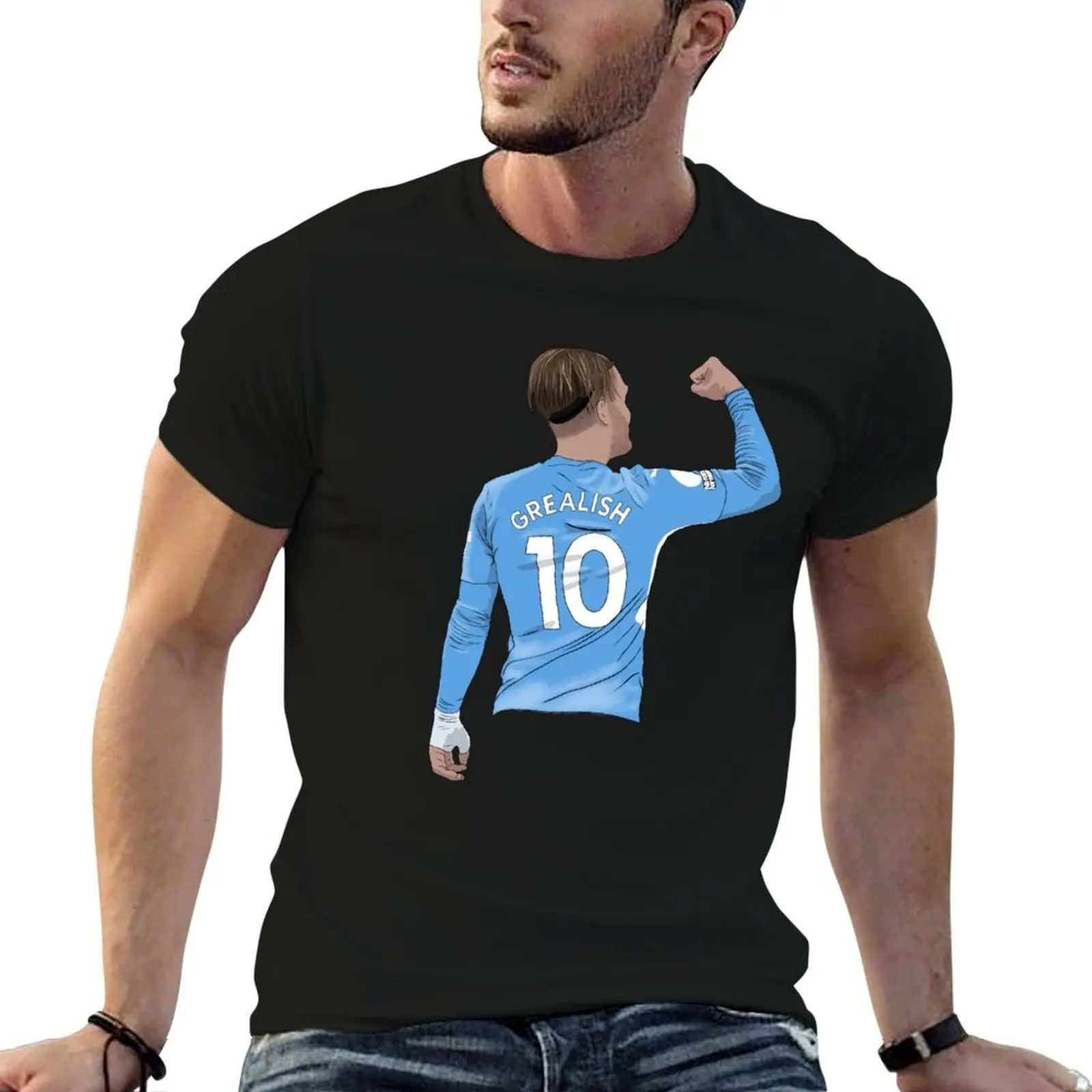 

Jack Grealish City #10 T-Shirt t shirts with prints man t shirt luxury T-Shirt