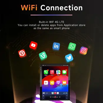 適用於福特蒙迪歐 MK4 2011-2013 的 Android 14 導航車用收音機多媒體播放器 DVD GPS 9.7 吋 CarPlay 4G WiFi 無 2din 8 最佳銷售 雙DIN福特蒙迪歐 - №7