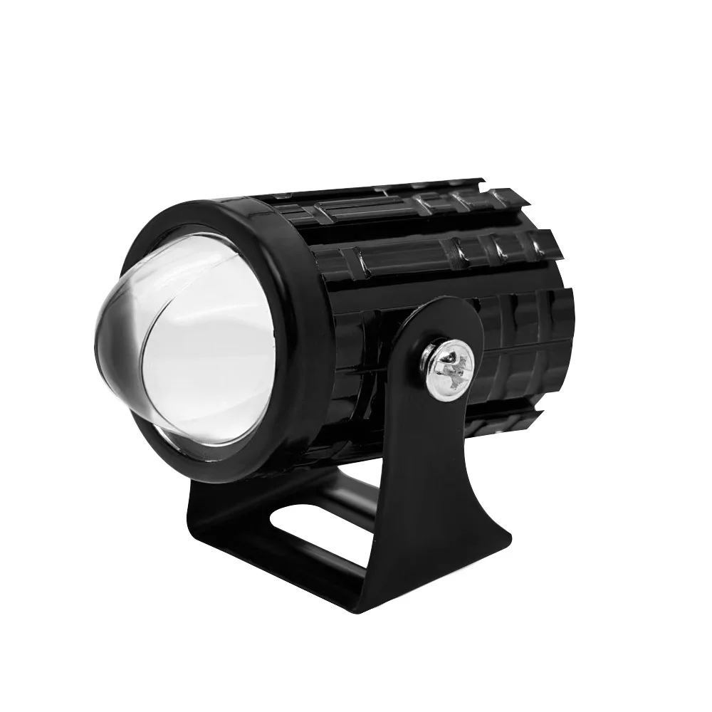 Automobile, moto, faretto LED bicolore, piccolo faretto cannone in acciaio ultra luminoso, modifica fari