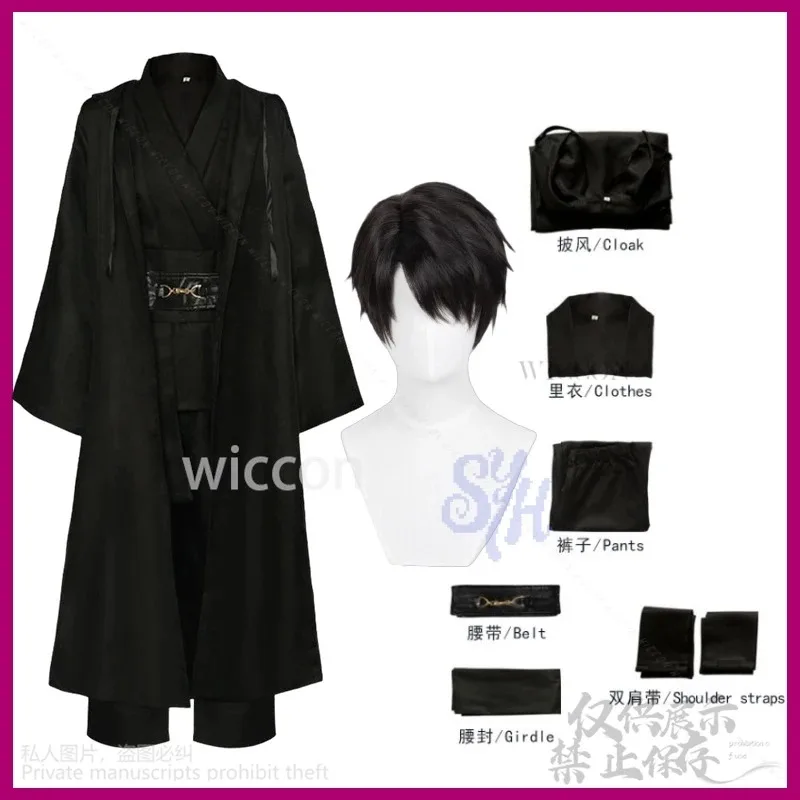 Película demonio cantando Jinu disfraz de Cosplay Jinu Saja Kpop grupo de niños estilos coreanos traje sombreros negro Y2K gótico Halloween personalizado