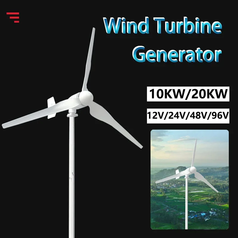 

MYSN 30000w Wind Turbine Generator 12v 24v 48v 96v Magnetic Windmill With MPPT Controller Wind Power Plant 220v Inverter Homeuse