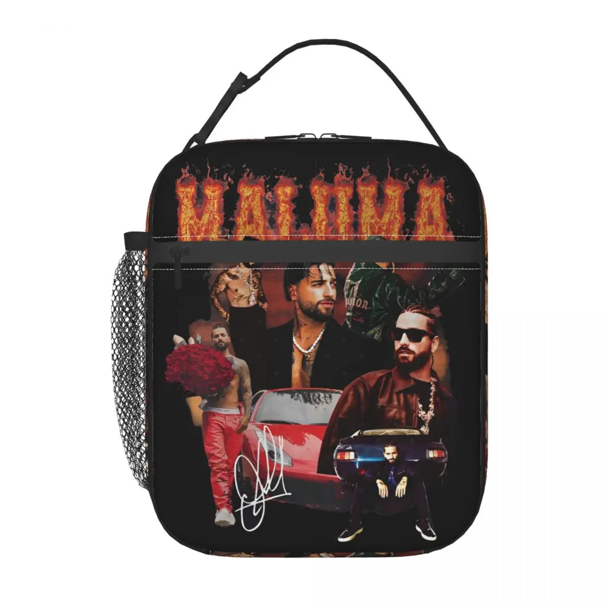 Maluma Pretty Dirty Rapper Merch Insulated Lunch Bag For Work Food Box Reusable Cooler Thermal Bento Box
