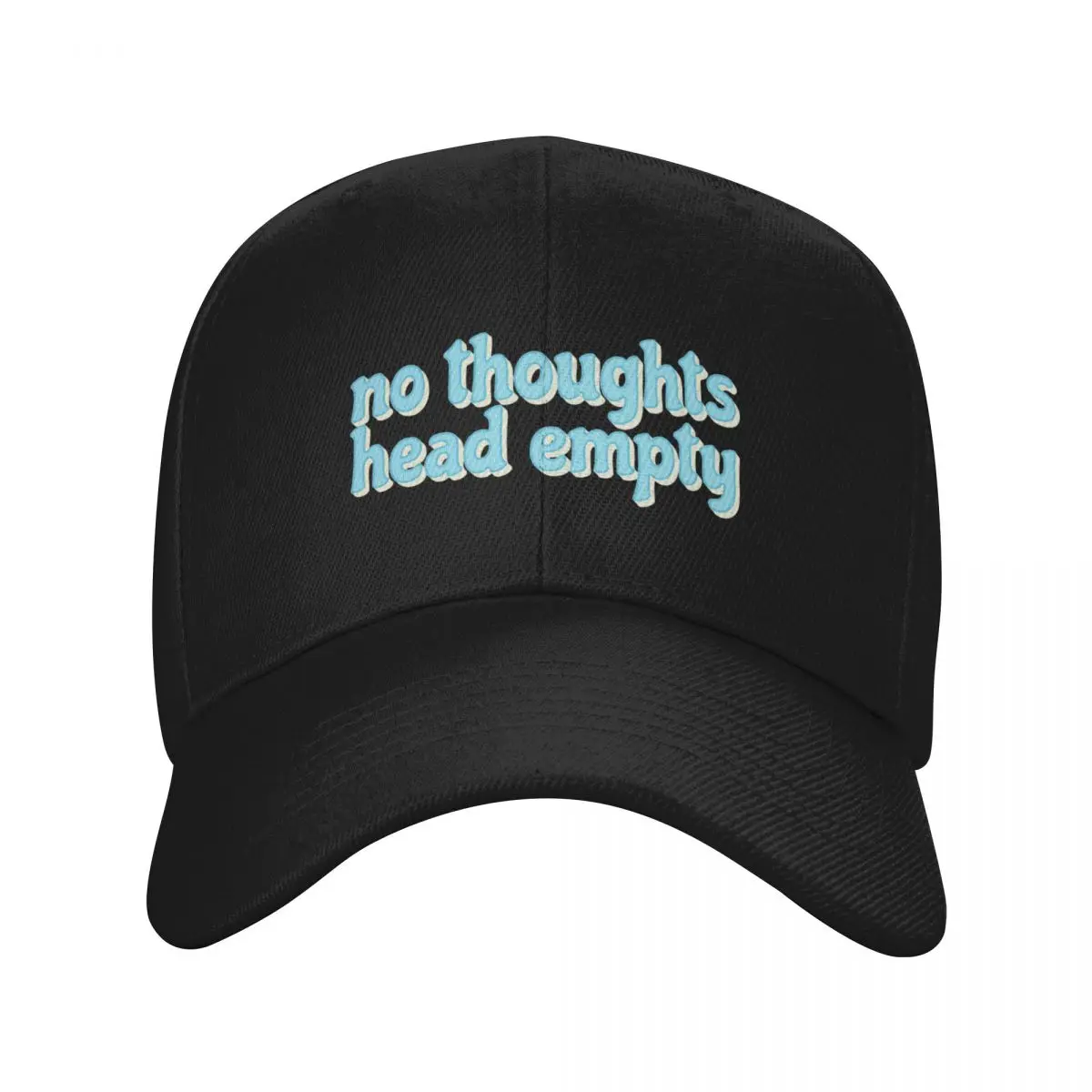 No Thoughts Head Empty Baseball Cap fishing hat Hood Christmas Hat Golf Wear Men Women's