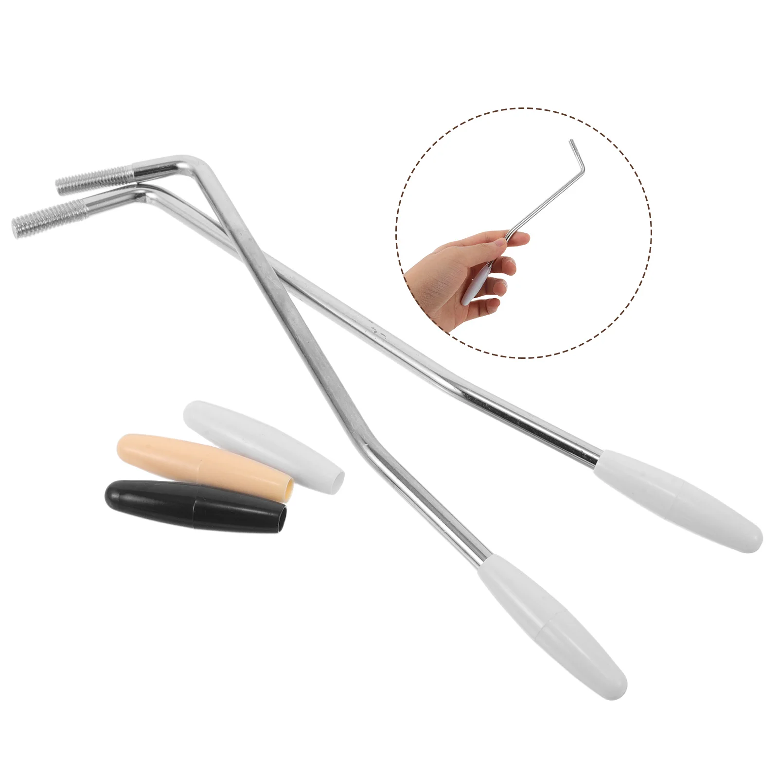 

2Pcs Electric Guitar Tremolo Arm Threaded Vibrato Bar Replacement Metal Whammy Bar Smooth Performance Guitar Parts