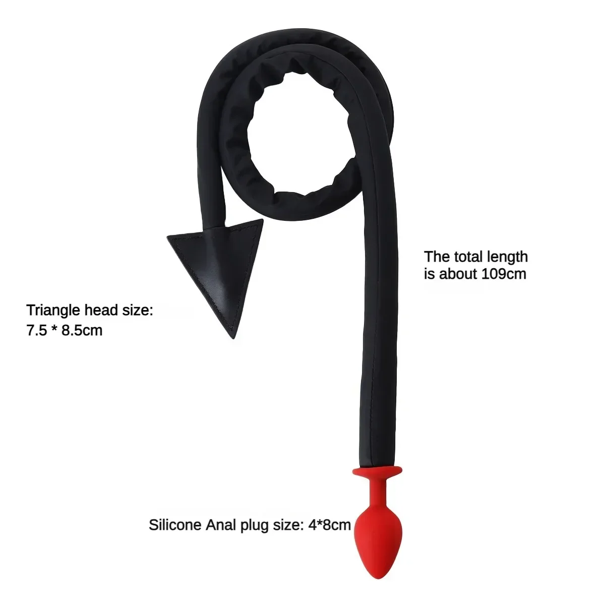 المكونات المعدنية الشرج بو الجلود سوط الشرج الجنس الشيطان الذيل تأثيري بعقب المكونات ألعاب الكبار الشرج الجنس لعب للأزواج الرجال والنساء #3