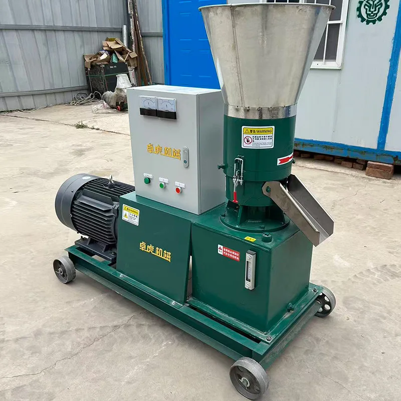 Nouveau Granulateur de granulés d'alimentation rotatif pour poulet, canard, oie, cochon, élevage domestique, alimentation humide et sèche à double usage