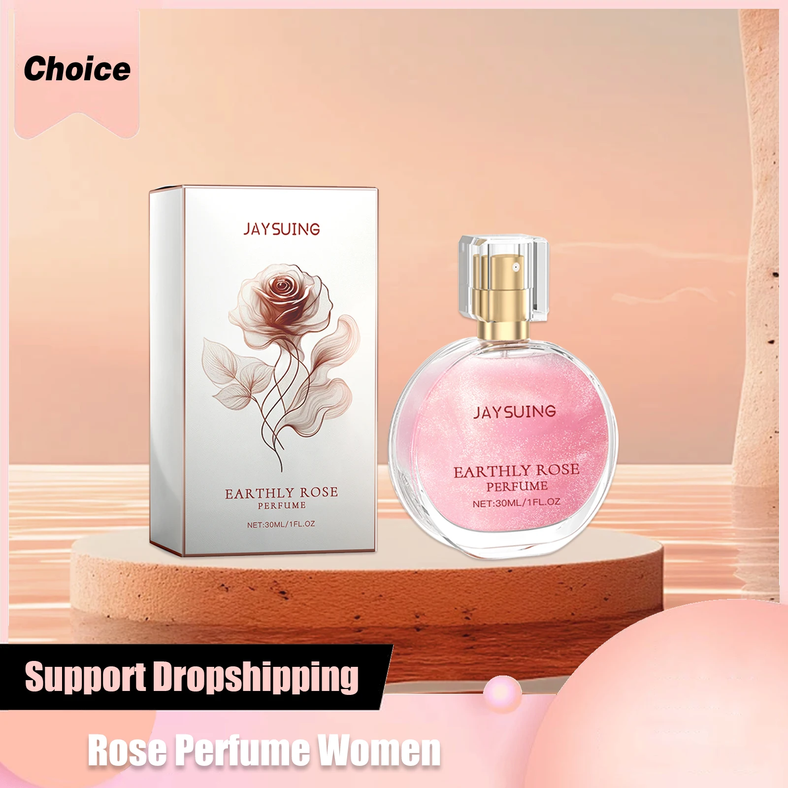 

Perfume Womens Long Lasting Enchanter Rose Floral Fragrance Body Sprays Moisturize Fresh Scent Skin Deodorant Pheromone Perfumes