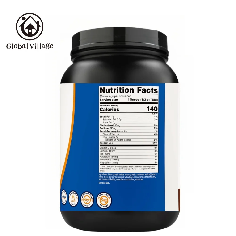 Whey Protein Powder, 25 Grams Of Protein, 5.5 Grams Of Branched Chain Amino Acids, 1.98 Pounds