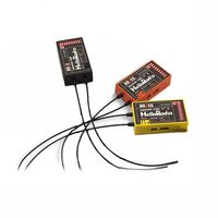 HelloRadio HR8E ELRS 2.4G 9-channel PWM Power Supply DC 4.5-7.4 V Receiver Dual Antenna Fixed Wing Model RC Boat Universal