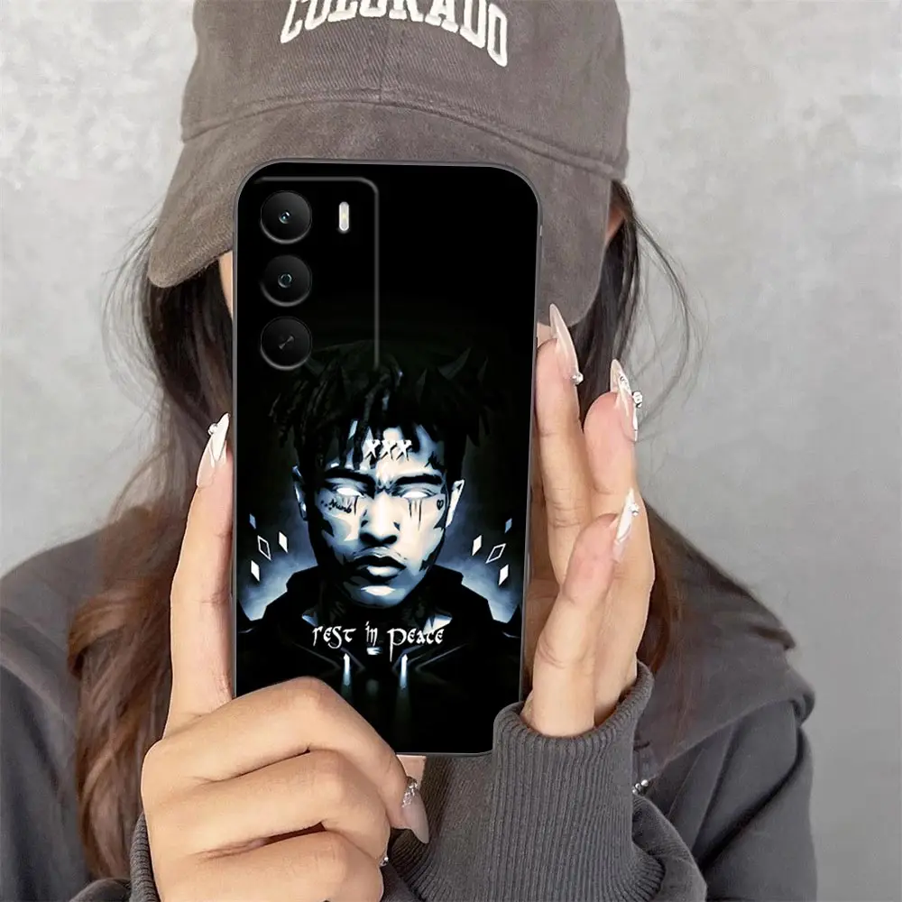 Phone Case For Realme C100 C100I C83 C85 C75 C71 C65 C63 C55 C53 C35 C33 C30 7 6 5 GT NARZO 50 Cover Rap Singer X-XXXTentacions