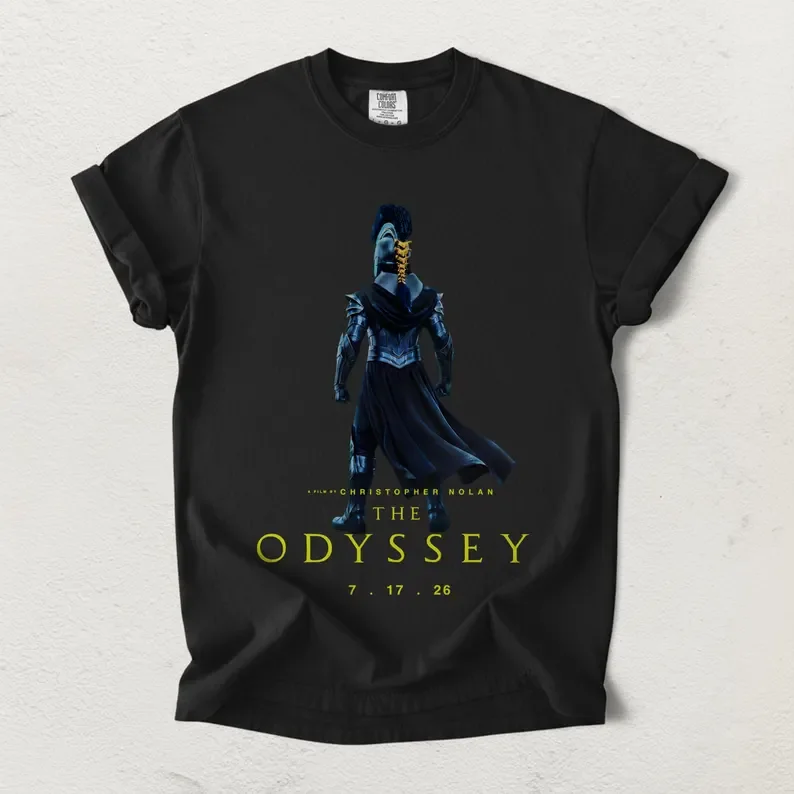 2026 The Odyssey Movie by Christopher Nolan T-Shirt 100% Cotton Y2k Concert Women's Oversize Breathable Tshirt Fan Gifts