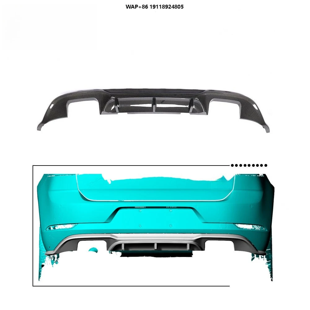 

Carbon Fiber MK7.5 Rear Bumper Lip for VW Golf7.5 GTI 2D 4D Hatchback 2018-2020