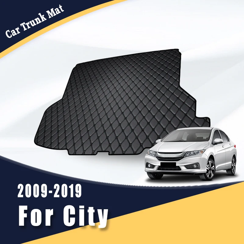 

Ковры в багажник, автомобильные коврики для Honda City 2019 2018 2017 2016 2015 2014 2013 2012 2011 2010 2009 2008 2007 2006, автоаксессуары