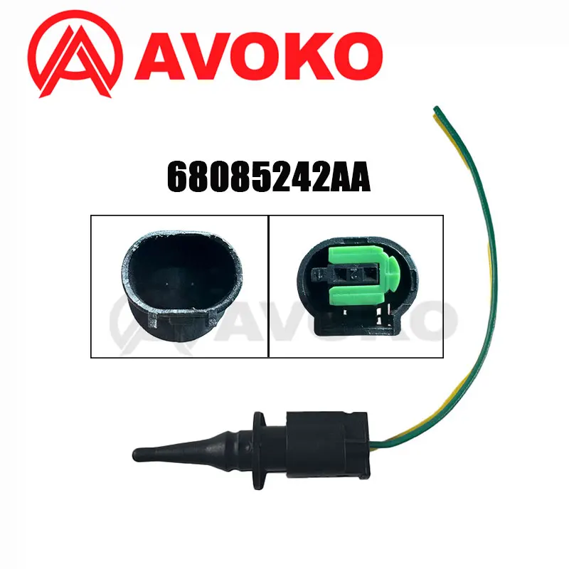 

Ambient Outside Air Temperature Sensor and Plug For Mercedes Benz CLASS A B C E M R S CLA CLK CLC GLA SLK 0005428418 0075421318