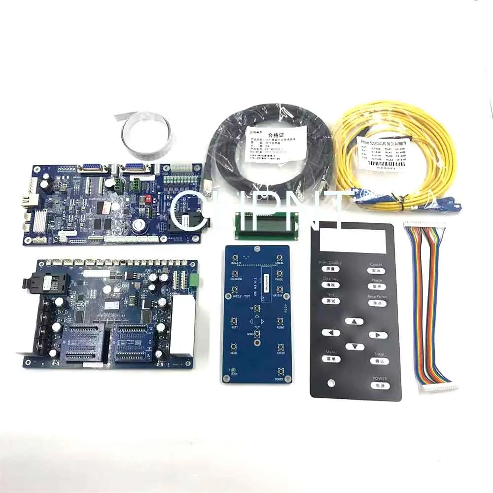 CLIPNT 1 set XP600 2 head Board Wholesale Large Format Eco Solvent Inkjet Printer Double Head USB System Hoson XP600 Board Kit