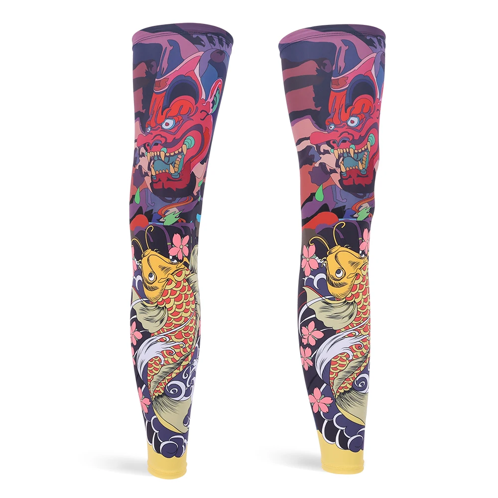 Summer Sports Leg Sleeves Outdoor Leg Warmers Sleeves Cycling Basketball Fishing Calf Shin Splint Support Anti-UV Leg Protectors image 5