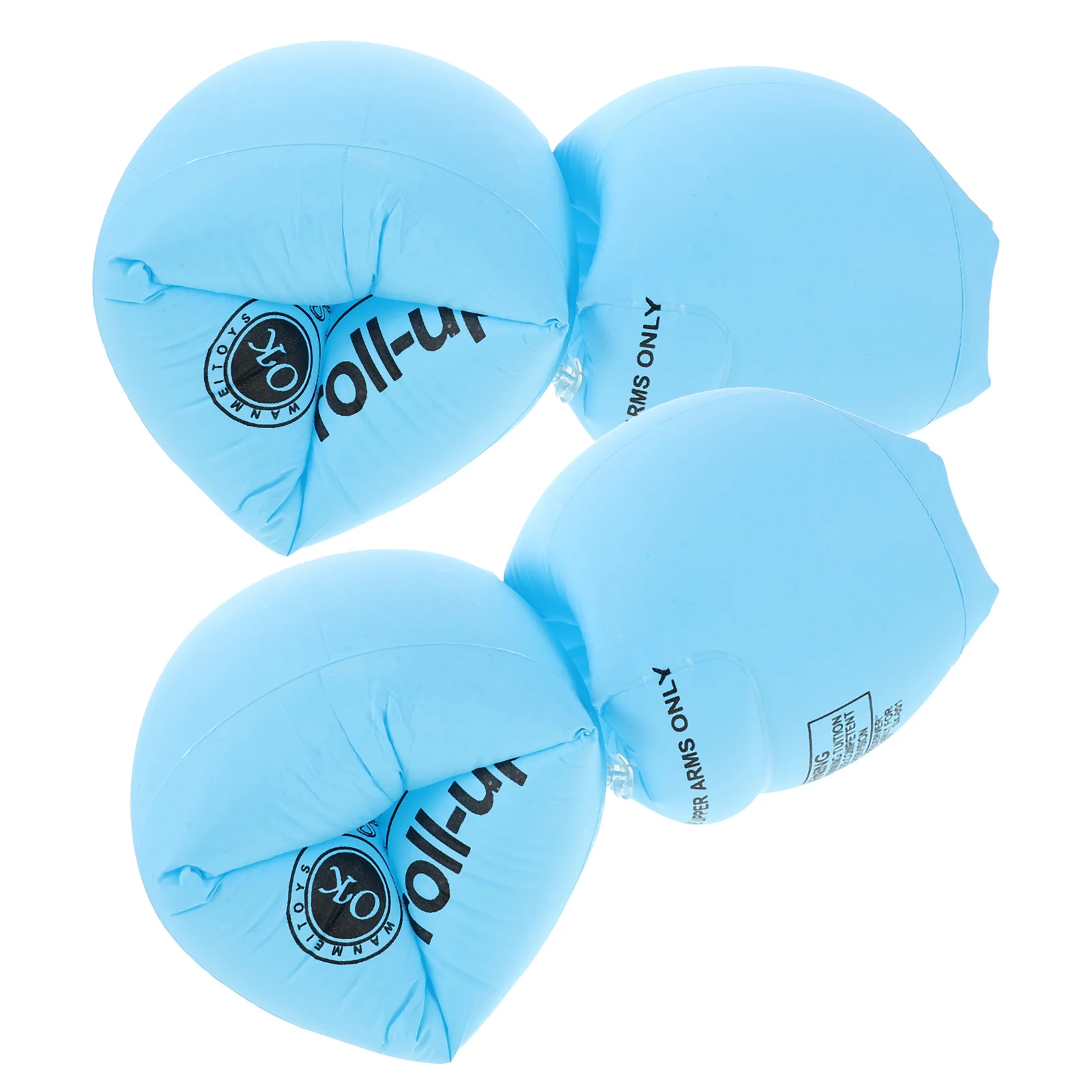 تصميم عوامات ذراع السباحة القابلة للنفخ للأطفال والكبار، حمام سباحة عالي الطفو على الشاطئ، خفيف الوزن وسريع الاستخدام #1