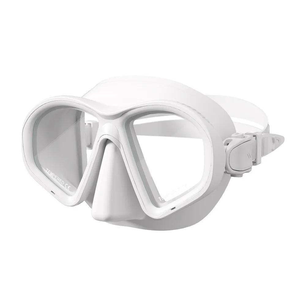 Superior Aluminium Freediving Goggles Similar  Alloy Low Volume Diving Glasses Comfortable Scuba Mask with Black Box