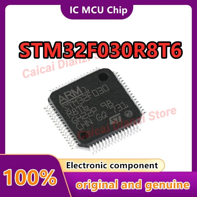 STM32F030R8T6  STM32F030 LQFP-64 ARM Cortex-M0 32-bit microcontroller Original genuine  1PCS/LOT