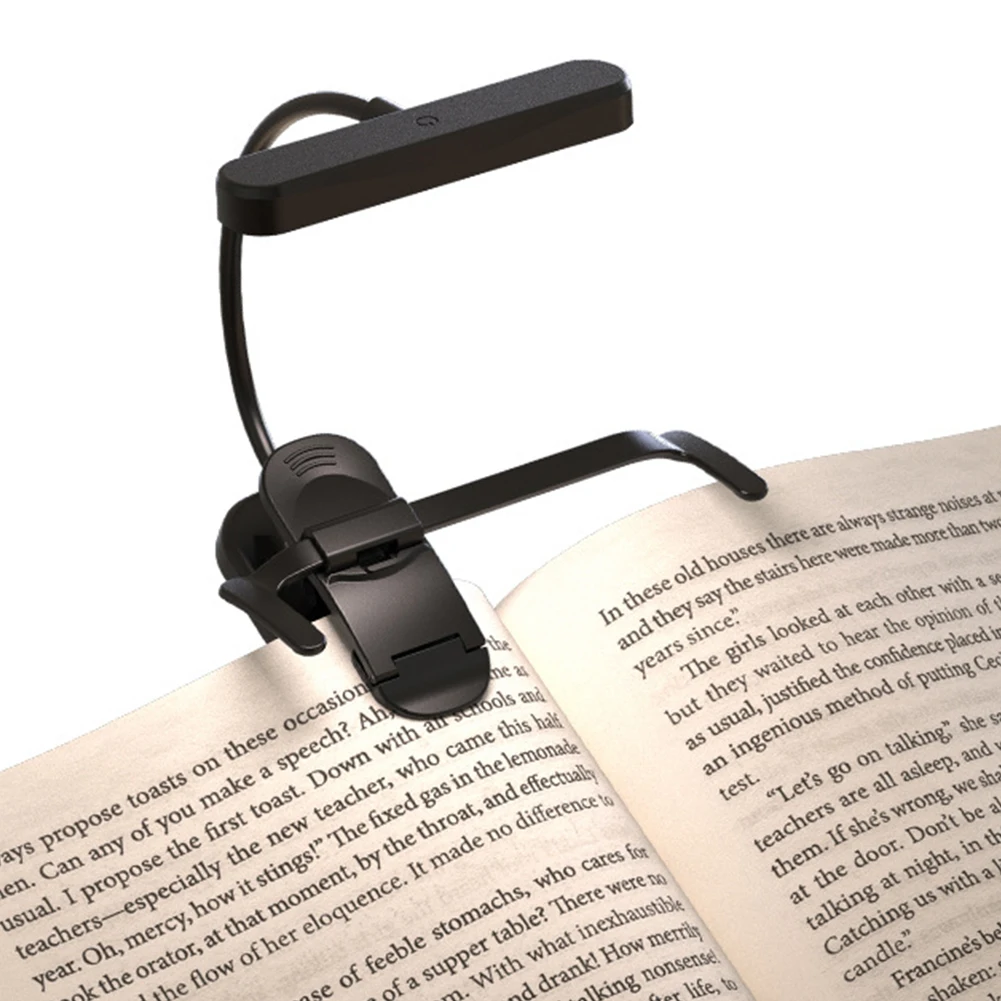 Music Stand Light Adjustable Clip-on Piano Light Rechargeable Reading Light 3 Light Color Piano Stand Lamp for Music Sheet