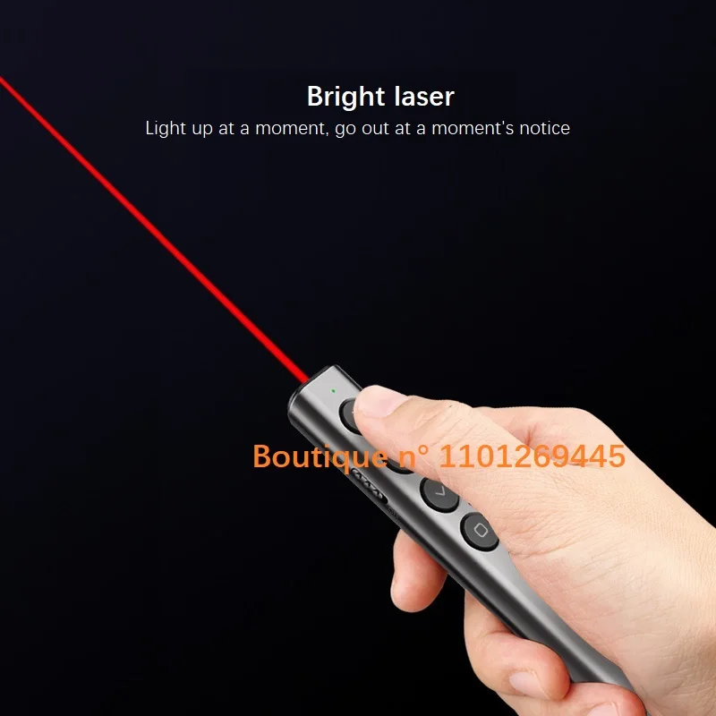 N35 office wireless pointer remote control pen briefing device red laser pen multimedia projection demonstration PPT flip pen