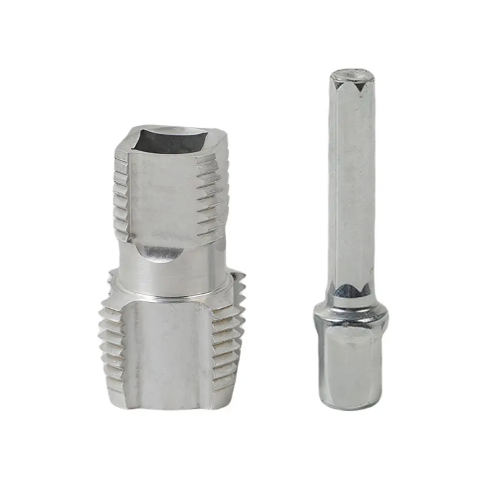 Enfileur de tuyaux en aluminium et PVC, outil de filetage intérieur, outil de fabrication de fils en PVC, tuyaux, outil de robinet de tuyaux en argent, perceuses électriques