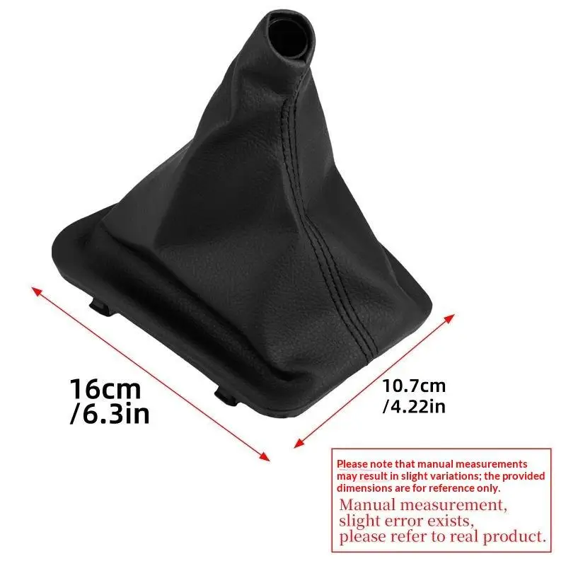 Car Manual Gear Shift Boot High Temperature Resistant Dust Proof Shift Lever Gaiter Replacement Cover for All Season Auto Use