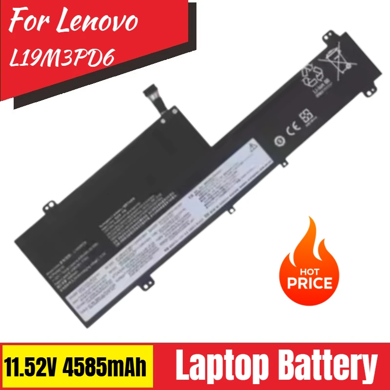 

Laptop Battery L19M3PD6 11.52V 4585mAh for Lenovo IdeaPad Flex 5-15IIL05 14ITL05 14ALC05 15ALC05 14ARE05 14IIL05 L19L3PD6