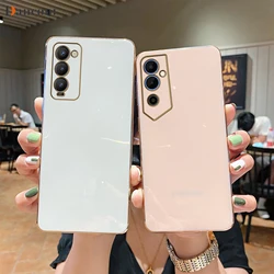 Luxury Plating Silicone Phone Case on For Tecno Pova 2 Pova 3 Pova 4 Pova 4 Pro Pova Neo 2 Pova Neo Hot 20 5G Cover
